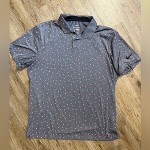 Nike • Blue Vapor Micro All Over Print Polo